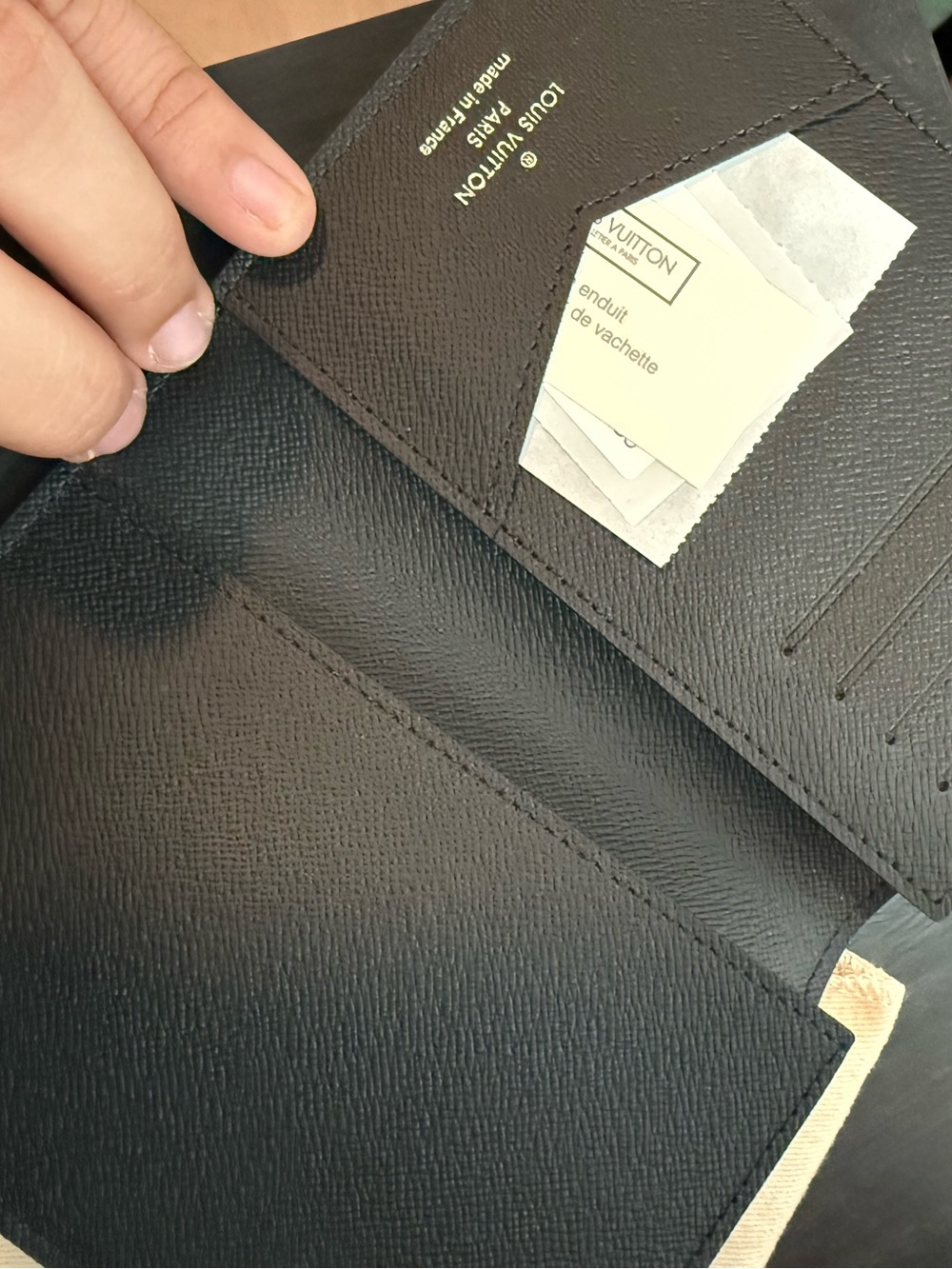 Louis Vuitton Monogram Eclipse Passport Holder - Picture 3 of 10